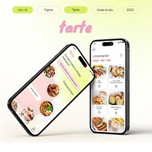 Tarte - The Recipe App. Un proyecto de UX / UI y Diseño mobile de Polina Jegorowa - 05.12.2023