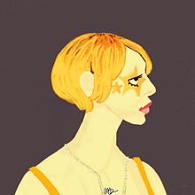 Yellow headshot. Un progetto di Illustrazione digitale di madelyn_sallee - 21.01.2024