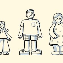 Mi proyecto del curso: Diseño de personajes con anatomía estilizada. Traditional illustration, Character Design, Drawing, Figure Drawing, Graphic Design, Vector Illustration, Digital Illustration, Children's Illustration, and Digital Drawing project by Mary Romero - 01.23.2023
