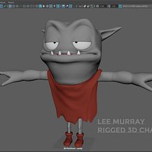 Rigged 3d character. Un progetto di Animazione di Lee Murray - 24.01.2024