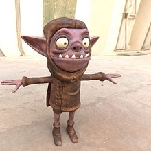 Rigged Goblin Game character. Un progetto di Videogiochi di Lee Murray - 24.01.2024