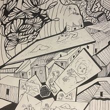 My project for course: Dreamlike Illustration: Draw Your Imagination. Un proyecto de Ilustración tradicional, Dibujo e Ilustración con tinta de Colin Coyne - 20.01.2024