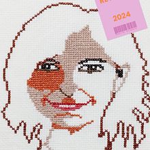 Mi proyecto del curso: Creación de retratos en punto de cruz. Un proyecto de Bordado, Decoración de interiores y Diseño textil de Ana Meza - 25.01.2024