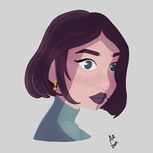 Mi proyecto del curso: Retrato de personajes estilo cartoon con Procreate. Design de personagens, Ilustração digital, Desenho digital, e Pintura digital projeto de Alba Reimundez - 25.01.2024