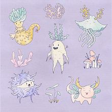 My project for course: Illustration of Adorable Characters Inspired by Nature. Character Design, Drawing, Digital Illustration, and Digital Drawing project by Claudia Valencia - 01.25.2024