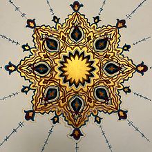 My project for course: Introduction to Islamic Art: Create Biomorphic Patterns. Een project van Schilderij, Patroonontwerp,  Tekening, Aquarelschilderen y  Illustratie met inkt van nishatanjum313 - 23.01.2024