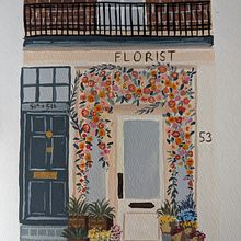 The Flower Shop - Gouache Techniques for Illustration Ein Projekt aus dem Bereich Traditionelle Illustration, Skizzenentwurf, Kreativität, Zeichnung, Aquarellmalerei, Sketchbook und Gouachemalerei von Christina VT - 26.01.2024