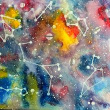 Mon projet du cours : Techniques modernes d’aquarelle. Ilustração tradicional, Artes plásticas, Pintura, e Pintura em aquarela projeto de Pernilla Mercier - 26.01.2024