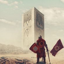 الجندي الموحدي. Un proyecto de Diseño, Fotografía, Diseño de personajes, Diseño gráfico, Diseño de carteles y Diseño digital de mouad ougrbaa - 22.01.2024