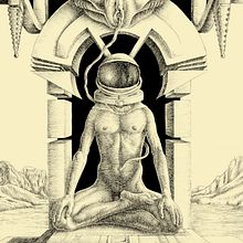 DIVINIDAD INTERESTELAR. Traditional illustration, Character Design, Fine Arts, Creativit, Pencil Drawing, Drawing, Realistic Drawing, Artistic Drawing, Editorial Illustration, Naturalistic Illustration, Ink Illustration, Figure Drawing, and Engraving project by Adán Aryas - 01.27.2024