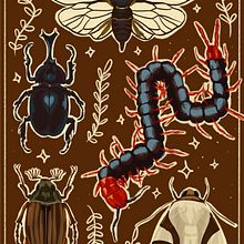 bug poster . Ilustração digital projeto de Robin - 27.01.2024