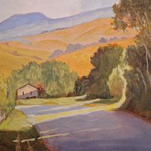 My project for course: Oil Landscape Painting: Explore the Power of Light. Projekt z dziedziny Trad, c, jna ilustracja,  Sztuki piękne, R, sunek ołówkiem, Malarstwo olejowe, Ilustracja naturalist i czna użytkownika patrycja_brejska - 27.01.2024