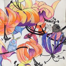 Birdies Saturday Swing . Traditional illustration project by Mia Gloria Grünwald - 01.27.2024