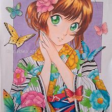 Il mio progetto del corso: Colorazione con pennarelli per disegno manga. Traditional illustration, Comic, Color Theor, and Manga project by Elena Chesini - 01.28.2024