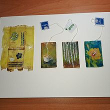 Mi proyecto del curso: El arte de pintar en bolsitas de té. Fine Arts, Painting, Watercolor Painting, and Gouache Painting project by Valle Quero - 01.28.2024