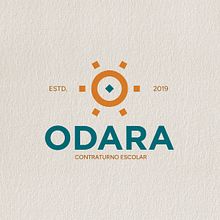 Odara - Contraturno Escolar. Un proyecto de Diseño, Br, ing e Identidad, Diseño de logotipos, Diseño digital y Diseño de papelería				 de Rafael Rodrigues Alves - 28.01.2024