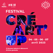 Festival Créart'UP - Layout Designer & Program Coordinator . Desain Grafis, Dan Desain Media Sosial proyek oleh sarahhawbaker - 02.21.2023