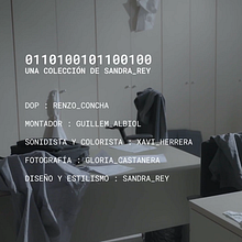 0110100101100100 | Un fashion film de Sandra Rey. Film, Video, TV, Photograph, Advertising, and Art Direction project by Guillem Albiol Pérez - 01.29.2024