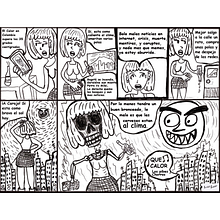 Mi proyecto del curso: Humor gráfico: danos la tira nuestra de cada día, Llamado que Calor . % tudil_game tarafından hazırlanan Geleneksel illüstras, on, Çizgi roman, Kalem Çizimi, Çizim, Ve Anlatı projesi - 01.20.2024