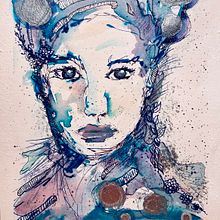 My project for course: Portrait Sketchbooking: Explore the Human Face. Projekt z dziedziny Sketching,  R, sunek, Portret,  R, sunek art, st, czn i Sketchbook użytkownika Annie Mironowicz - 29.01.2024