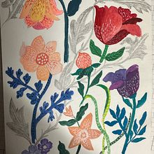 Mon projet du cours : Illustration florale à la gouache. Un progetto di Illustrazione digitale, Pittura gouache e Illustrazione botanica di monique.dumont13 - 30.01.2024