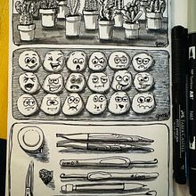 Mon projet du cours : L’art du sketching : transformez vos esquisses en œuvres d’art. Traditional illustration, Pencil Drawing, Drawing, and Sketchbook project by Gxeuh - 01.30.2024