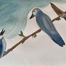 Meu projeto do curso: Sketching criativo para iniciantes em aquarela. Traditional illustration, Sketching, Creativit, Drawing, Watercolor Painting, Sketchbook, and Painting project by lisanecava - 01.30.2024