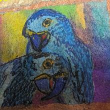 Watercolor on teabag . Un progetto di Pittura di beckydarisoss - 31.01.2024