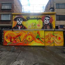 Dia de los muertos la union del mundo ancestral y contemporaneo . Un proyecto de Ilustración tradicional de wil bulo - 28.10.2022