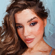 She is Beatriz - Expressive Portrait Illustration: Procreate Techniques from Scratch - Domestika - Project by Rod Lovell. Traditional illustration, Pencil Drawing, Drawing, Portrait Drawing, Realistic Drawing, Artistic Drawing, Figure Drawing, Digital Drawing, Colored Pencil Drawing, Digital Illustration, Painting, Watercolor Painting, Acr, lic Painting, Oil Painting, Digital Painting, Gouache Painting, Matte Painting, Decorative Painting, Arts, Crafts, Fine Arts, Br, ing, Identit & Instagram project by Rod Lovell - 01.29.2024