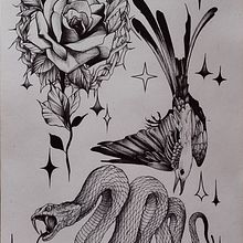 Meu projeto do curso: Desenho de tatuagem blackwork. Traditional illustration, Digital Illustration, and Tattoo Design project by pedro_kuhn_96 - 01.31.2024