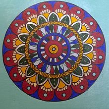 My project for course: Zentangle and Mandalas: Draw Harmonious Patterns. Painting, Drawing, Acr, lic Painting, and Creating with Kids project by sotiriourena - 01.31.2024