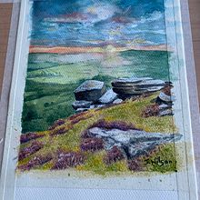 My project for course: Watercolor Landscapes: Experimental Tools and Techniques . Seni Rupa, Lukisan, Dan Lukisan Cat Air proyek oleh Jeanette Wilson - 01.29.2024