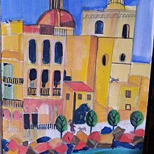 My project for course: Pictorial Sketchbook with Gouache. Traditional illustration, Sketching, Drawing, Architectural Illustration, Sketchbook, and Gouache Painting project by Marion O'Connor - 01.30.2024