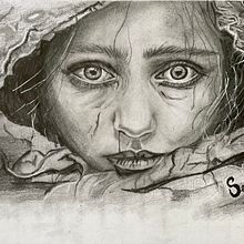 My project for course: Artistic Charcoal Portraiture: Creating Atmosphere. Projekt z dziedziny Trad, c, jna ilustracja,  Sztuki piękne,  R, sunek, Portret, R, sunek realist, czn,  R, sunek art, st i czn użytkownika Serena Gammond - 06.02.2024
