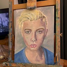 My project for course: Expressive Oil Portraiture: Explore the Alla Prima Technique. Fine Arts, Painting, and Oil Painting project by janespragg - 01.28.2024