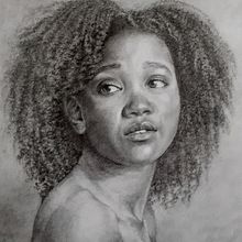 Mon projet du cours : Portrait réaliste au crayon graphite. Traditional illustration, Fine Arts, Sketching, Pencil Drawing, Drawing, Portrait Drawing, Realistic Drawing, Artistic Drawing, and Figure Drawing project by alain Masset - 02.01.2024