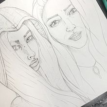 Il mio progetto del corso: Ritratto su blocco da disegno: esplora il volto umano. Sketching, Drawing, Portrait Drawing, Artistic Drawing, and Sketchbook project by La Marghe - 02.01.2024