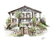 Mi proyecto del curso: Dibujo arquitectónico expresivo con marcadores de colores. Projekt z dziedziny Sketching,  R, sunek,  R, sunek architektoniczn, Sketchbook,  R i sunek atramentem użytkownika eugeharrington - 01.02.2024