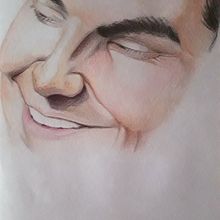 Mi proyecto del curso: Retrato realista con lápices de colores. Traditional illustration, Fine Arts, Pencil Drawing, Drawing, Portrait Drawing, Realistic Drawing, Artistic Drawing, and Colored Pencil Drawing project by sbaffinatalia - 02.01.2024