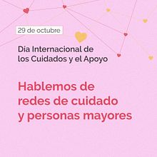 Publicación sobre redes de cuidados y personas mayores. Redes sociais, Marketing de conteúdo, Instagram, Cop, e writing projeto de Marina Tsernotopulos - 29.10.2023