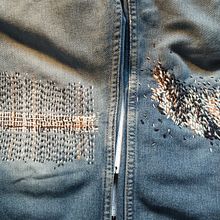 Mi proyecto del curso: Bordado: reparación de prendas . % sonitri tarafından hazırlanan Nakış, Dikiş, Kendin Yap, Geri dönüşüm, Ve Tekstil Tasarımı projesi - 02.01.2024