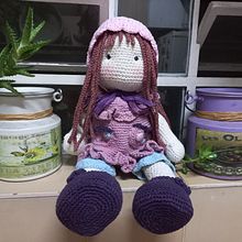 Meu projeto do curso: Amigurumi: crie bonecas com estilo romântico. Projekt z dziedziny Craft, Projektowanie zabawek,  Tkactwo, Sz, dełkowanie, Amigurumi, Wzornictwo tekst i liów użytkownika Claudia Lazzaro - 02.02.2024