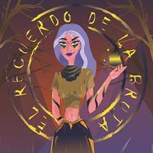 El Recuerdo de la Bruja, ilustración para Portada . Design, Digital Illustration, and Character Design project by ANDRES LOZANO - 02.02.2024