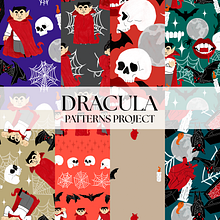 My project for course: Illustrated Pattern Design . Traditional illustration, Pattern Design, Digital Illustration, Printing, and Gouache Painting project by Karoline Alves - 02.01.2024