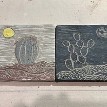 My project for course: Decoration Techniques for Ceramics: Sgraffito and Underglaze. Projekt z dziedziny Trad, c, jna ilustracja, Craft,  Sztuki piękne, Ceramika, Malarstwo dekorac i jne użytkownika ykbruner - 02.02.2024