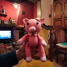My little girl pig. Projekt z dziedziny Amigurumi użytkownika gabriella_guidetti38 - 02.02.2024