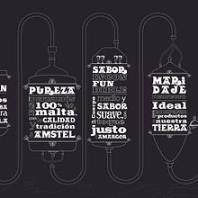 Mural Amstel 12 metros (San Sebastián) (historia de la elaboración de la cerveza). Un proyecto de Dirección de arte, Diseño gráfico, Diseño de la información, Infografía, Ilustración vectorial, Creatividad, Diseño de carteles, Diseño tipográfico, Comunicación y Dibujo digital de Edgardo "Tano" Ottaviano - 02.02.2024