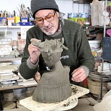 Il mio progetto del corso: Introduzione alla scultura figurativa con argilla. Projekt z dziedziny  Sztuki piękne i Rzeźba użytkownika Gianni L'Abbate - 02.02.2024