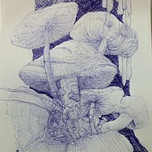 ILUSTRACIÓN EN CUADERNO DE BOCETOS CON BOLÍGRAFO: ACEPTAR LOS ERRORES. Sketching, Drawing, Sketchbook & Ink Illustration project by Montserrat Torres Ferrero - 02.02.2024